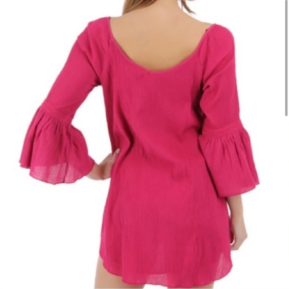 Billabong Earth Dancin Lace Bell Sleeve Dress